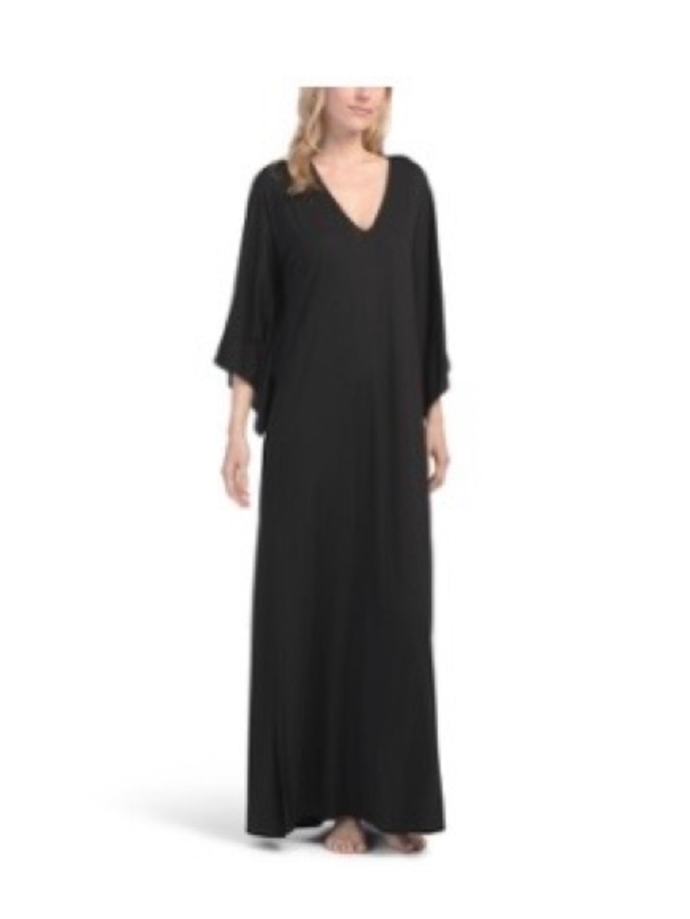 Natori Maxi Caftan Dress w/ pockets